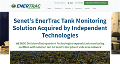 Desktop Screenshot of enertrac.com